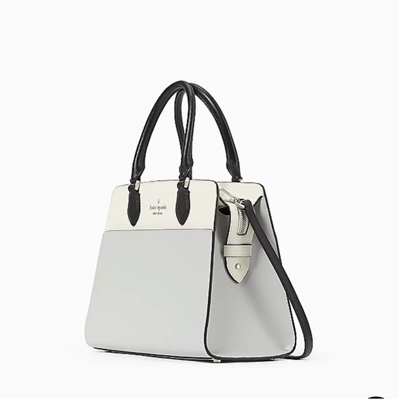Kate Spade Madison Colorblock Saffiano Leather Medium Satchel
Platinum Grey
NWT - Picture 3 of 16
